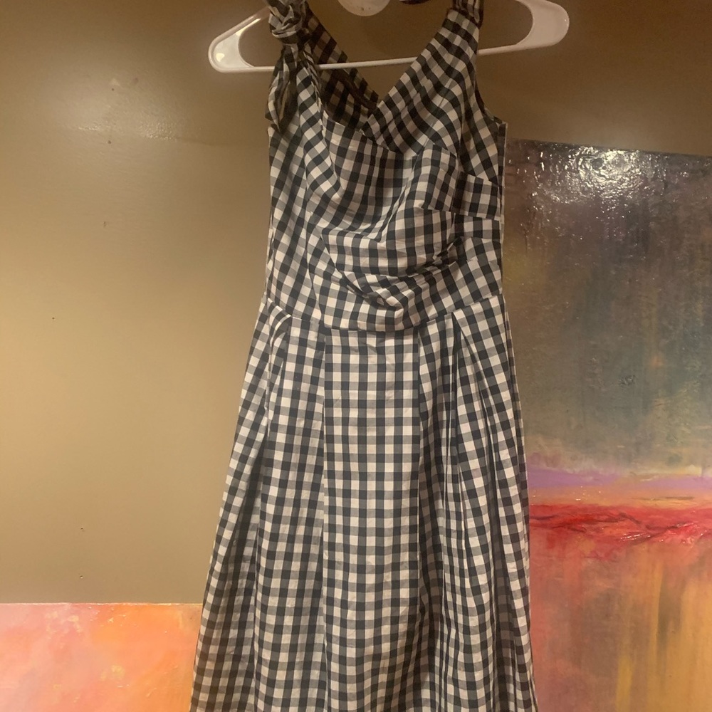 Italian Checkered Summer Dress